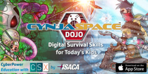 Download CynjaSpace & play The Dojo game today! 